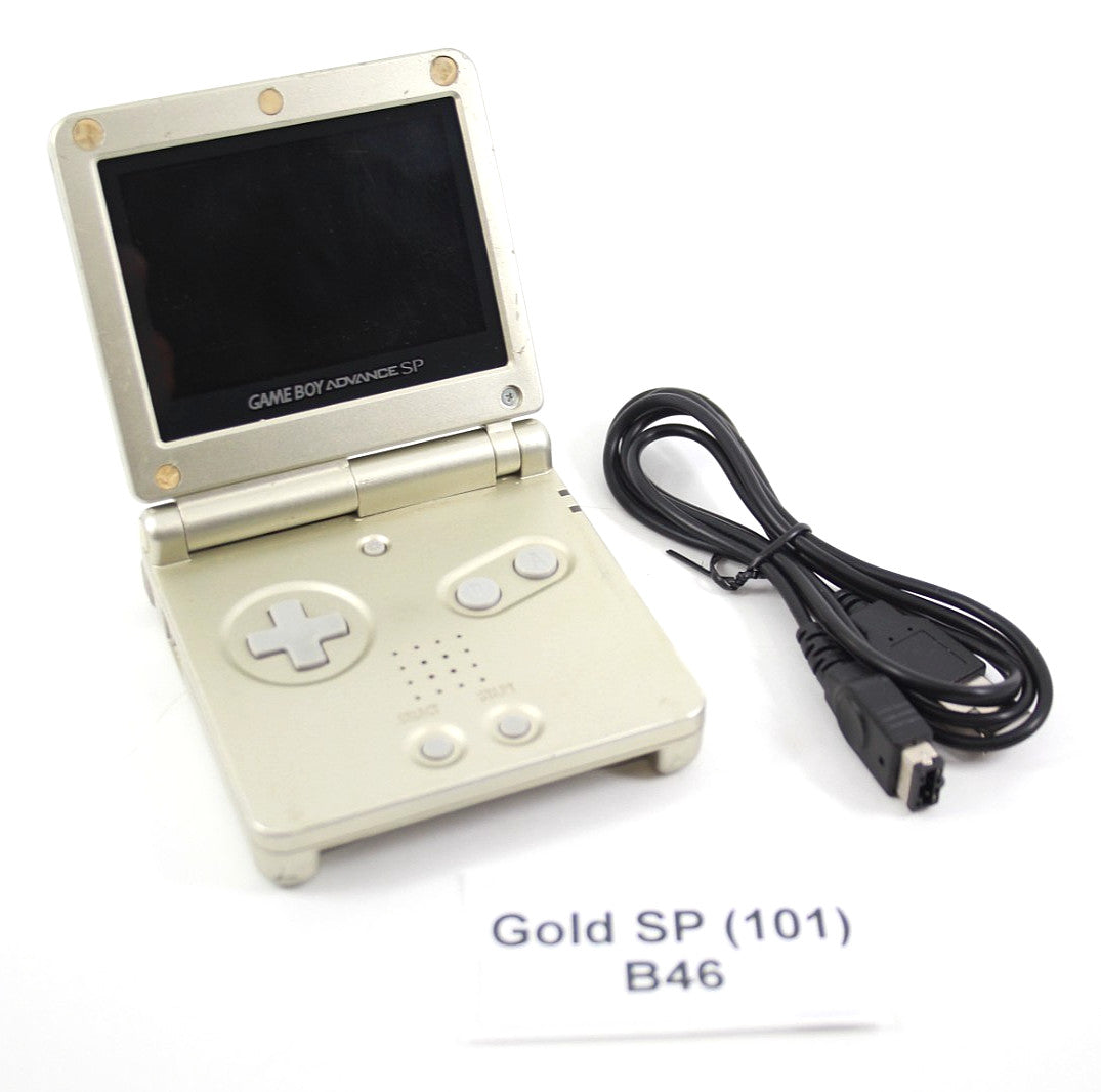 💥AGS-101💥 Official Nintendo Game Boy Advance SP Console [Gold] GBA 🎮