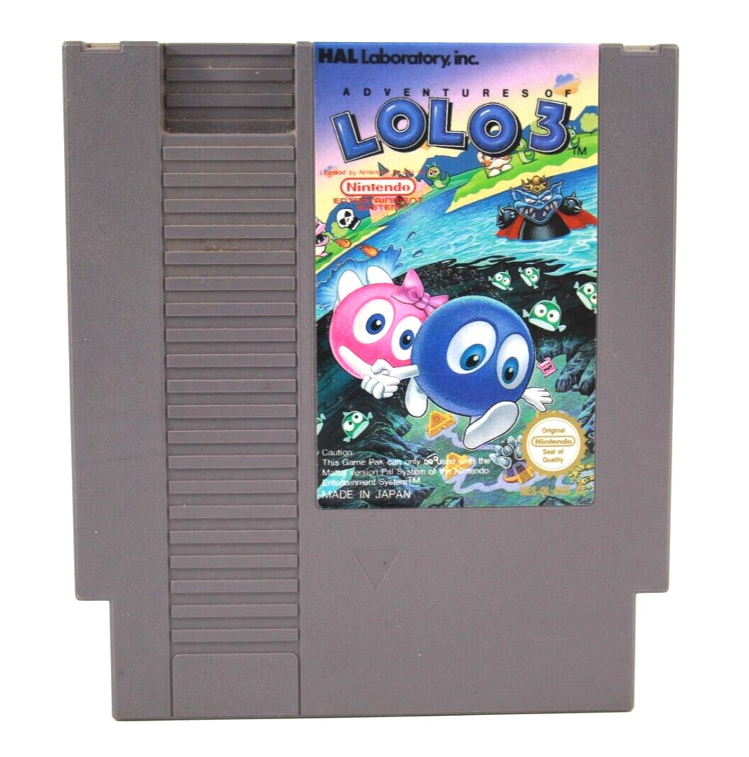 Adventures of Lolo 3 - Nintendo Entertainment System (NES) [PAL] - WITH WARRANTY