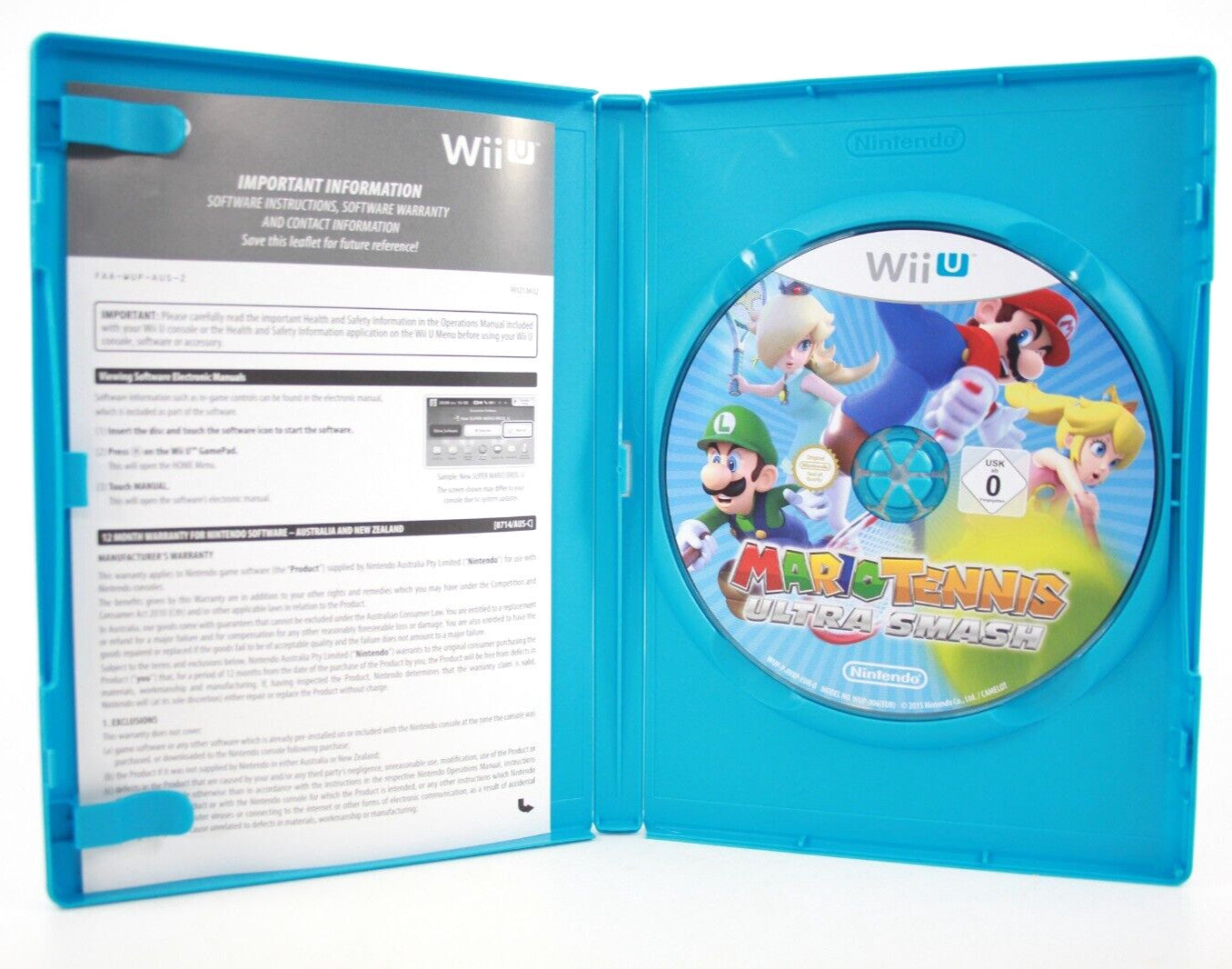 Mario Tennis Ultra Smash - Nintendo Wii U [PAL] - WITH WARRANTY