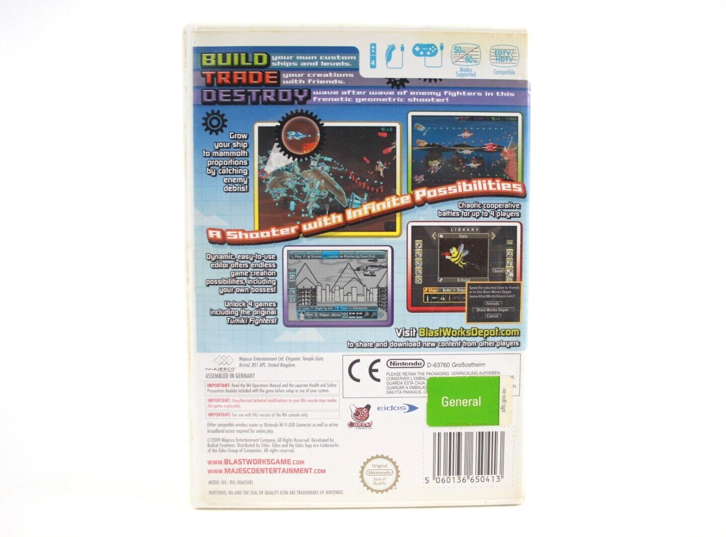Blast Works Build Trade Destroy - Nintendo Wii [PAL] - WITH WARRANTY