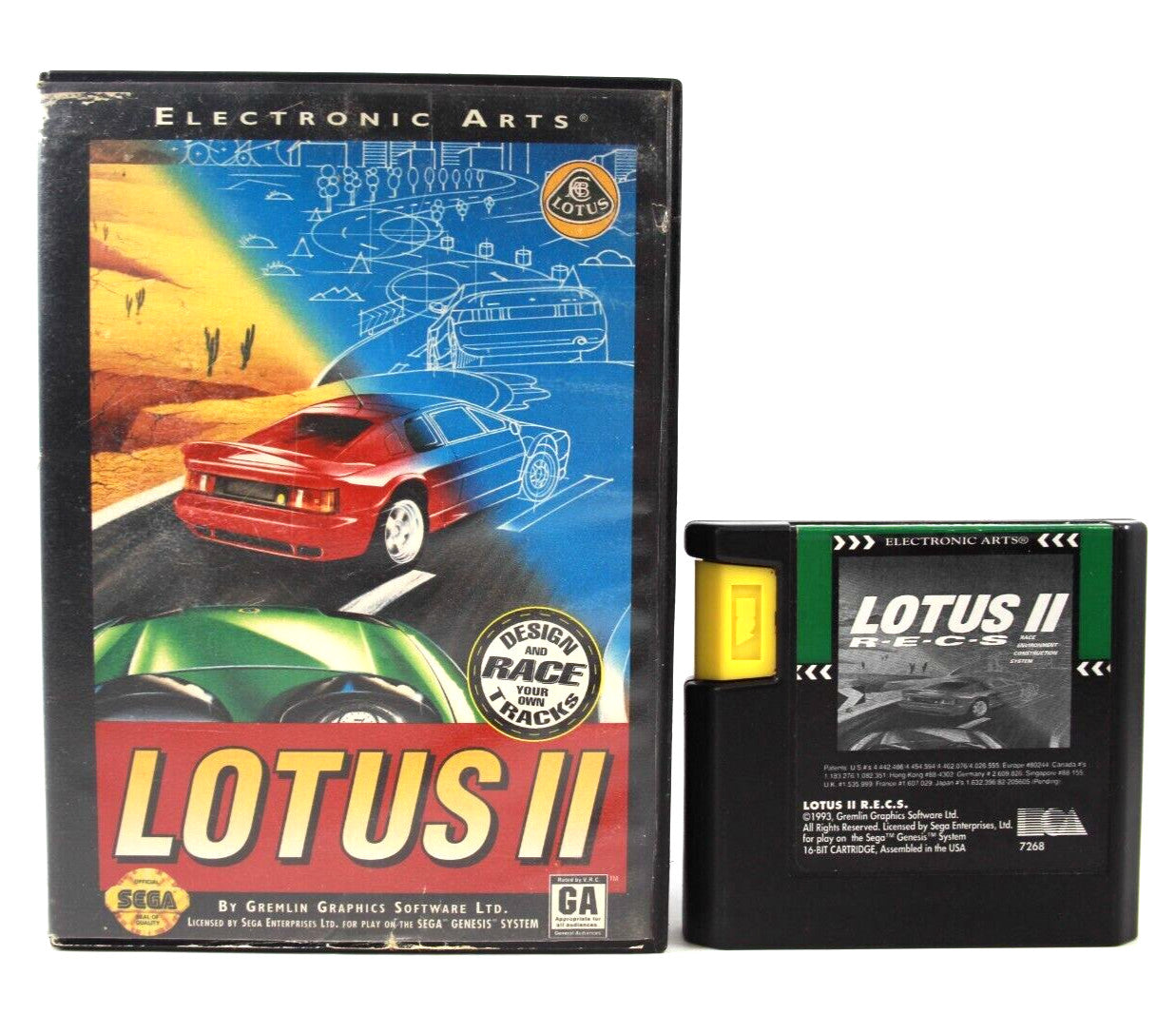 Lotus II: R.E.C.S. - SEGA Mega Drive [PAL] - WITH WARRANTY