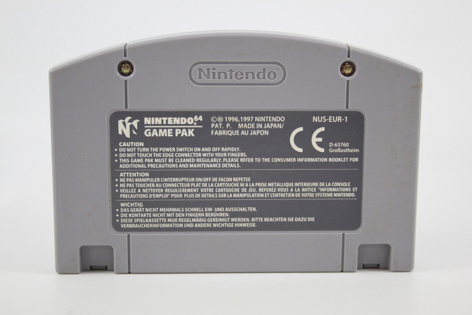 Pokémon Stadium [CART ONLY] - Nintendo 64 (N64) [German] WITH WARRANTY