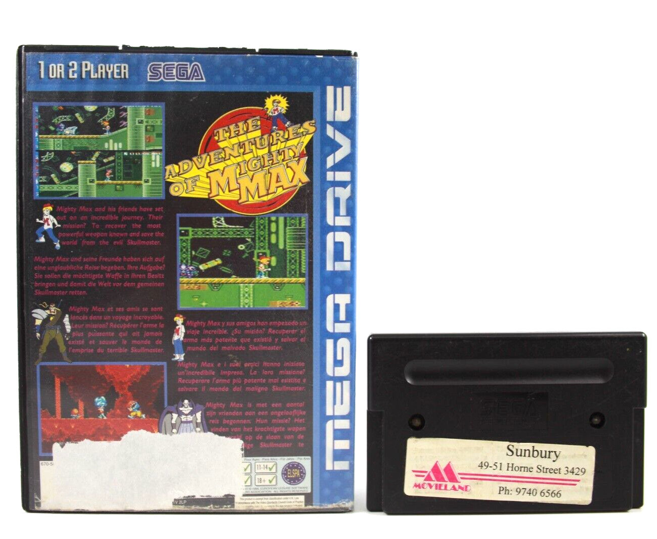 The Adventures of Mighty Max - SEGA Mega Drive [PAL] - WITH WARRANTY