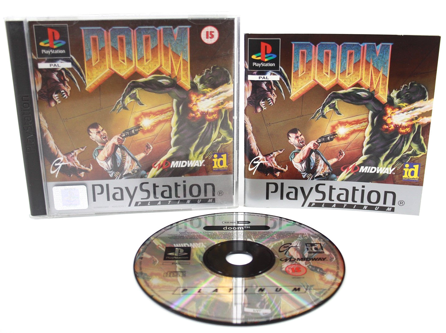 Doom [Platinum] - PlayStation (PS1) [PAL] - WITH WARRANTY