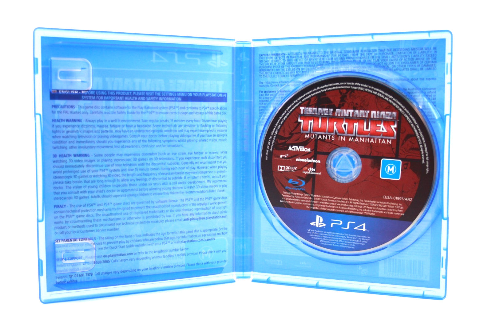 Teenage Mutant Ninja Turtles: Mutants In Manhattan - PlayStation 4 (PS4) [PAL]
