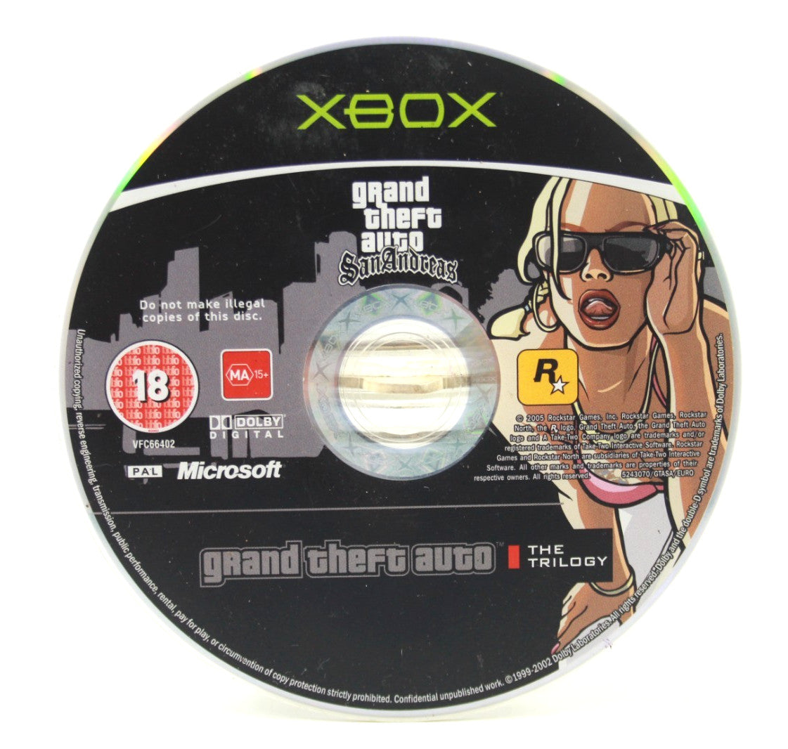 Grand Theft Auto: San Andreas [DISC ONLY] - Xbox [PAL] - WITH WARRANTY