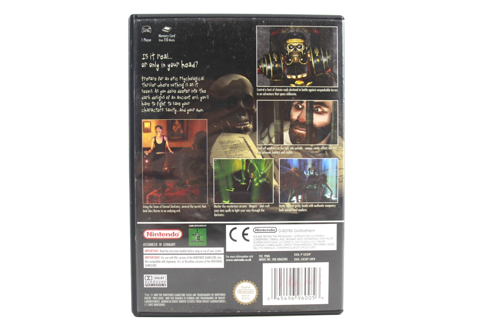 Eternal Darkness: Sanity's Requiem - Nintendo GameCube [PAL] - WITH WARRANTY