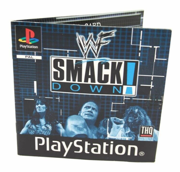 WWF Smackdown - Sony PlayStation 1 (PS1) **MANUAL ONLY**