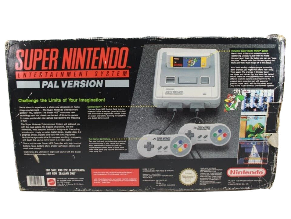 Genuine, Official Super Nintendo Console (SNES) **BOX ONLY** [PAL]