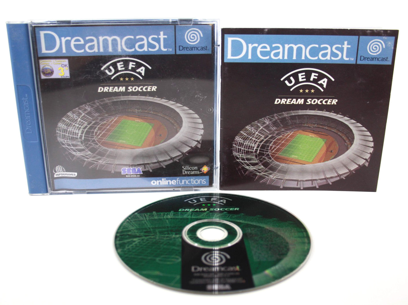 UEFA Dream Soccer - SEGA Dreamcast [PAL] - WITH WARRANTY