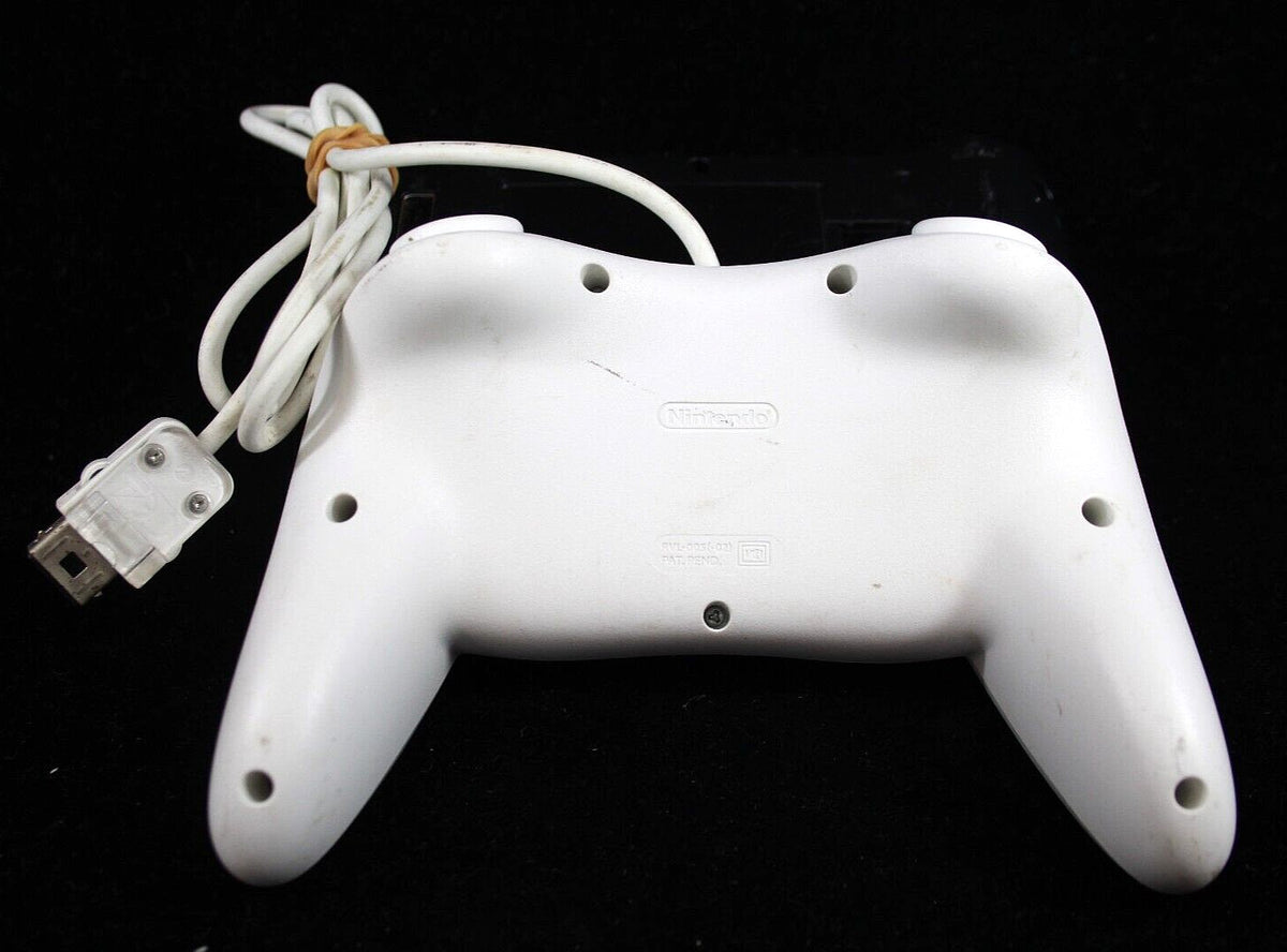 Genuine, Official Nintendo Wii Classic Pro Controller White RVL-005(-02)