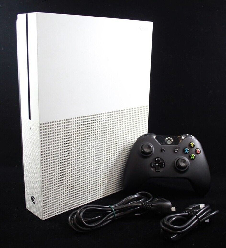 Microsoft Xbox One S Console 500GB - Pick Black or White Controller