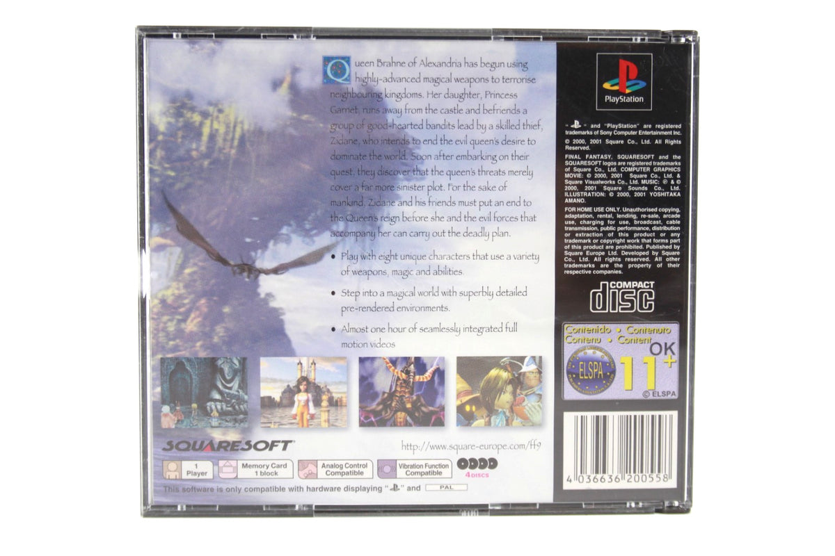 Final Fantasy IX [BLACK LABEL] - PlayStation (PS1) [PAL] - WITH WARRANTY