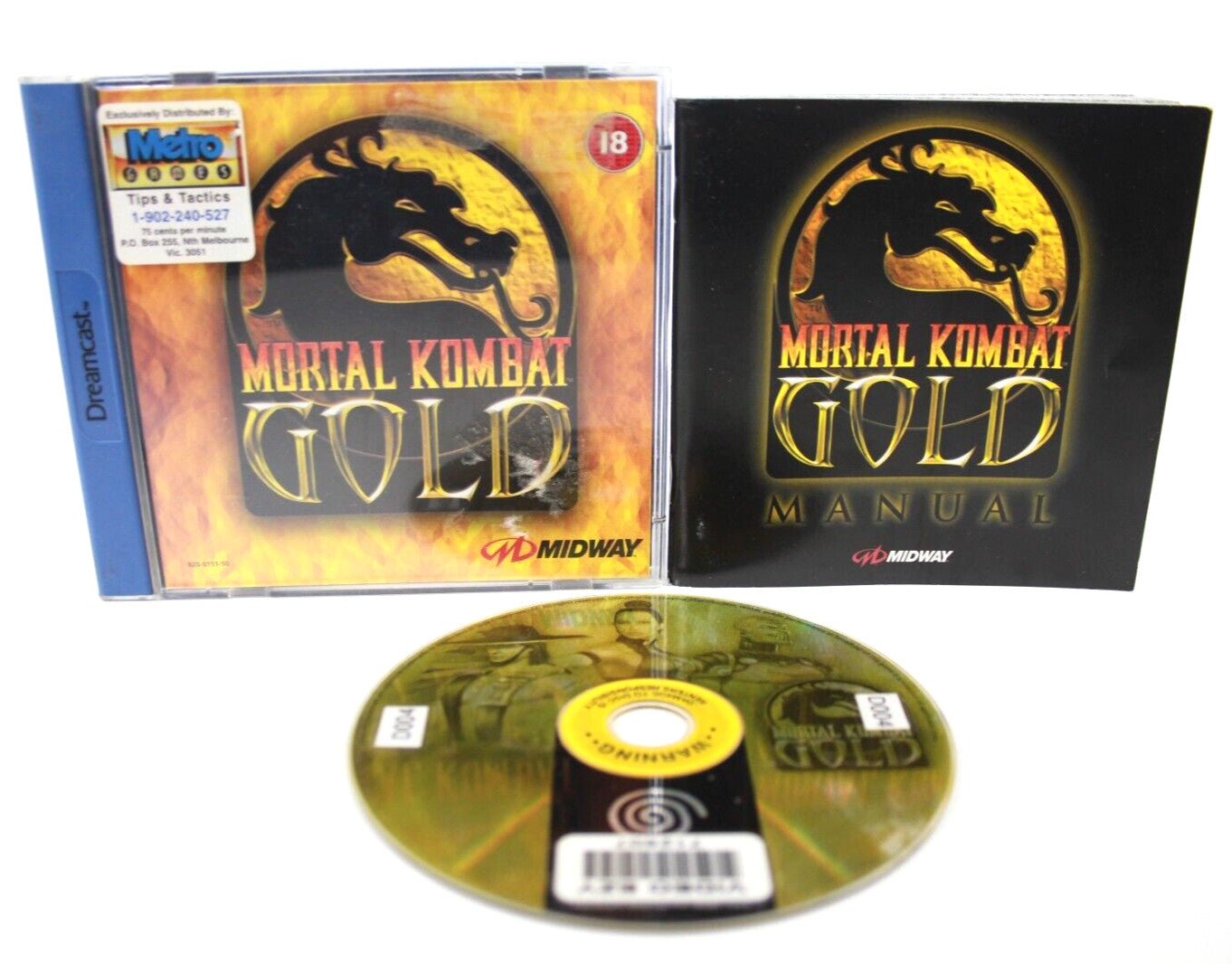 Mortal Kombat Gold - SEGA Dreamcast [PAL] - WITH WARRANTY