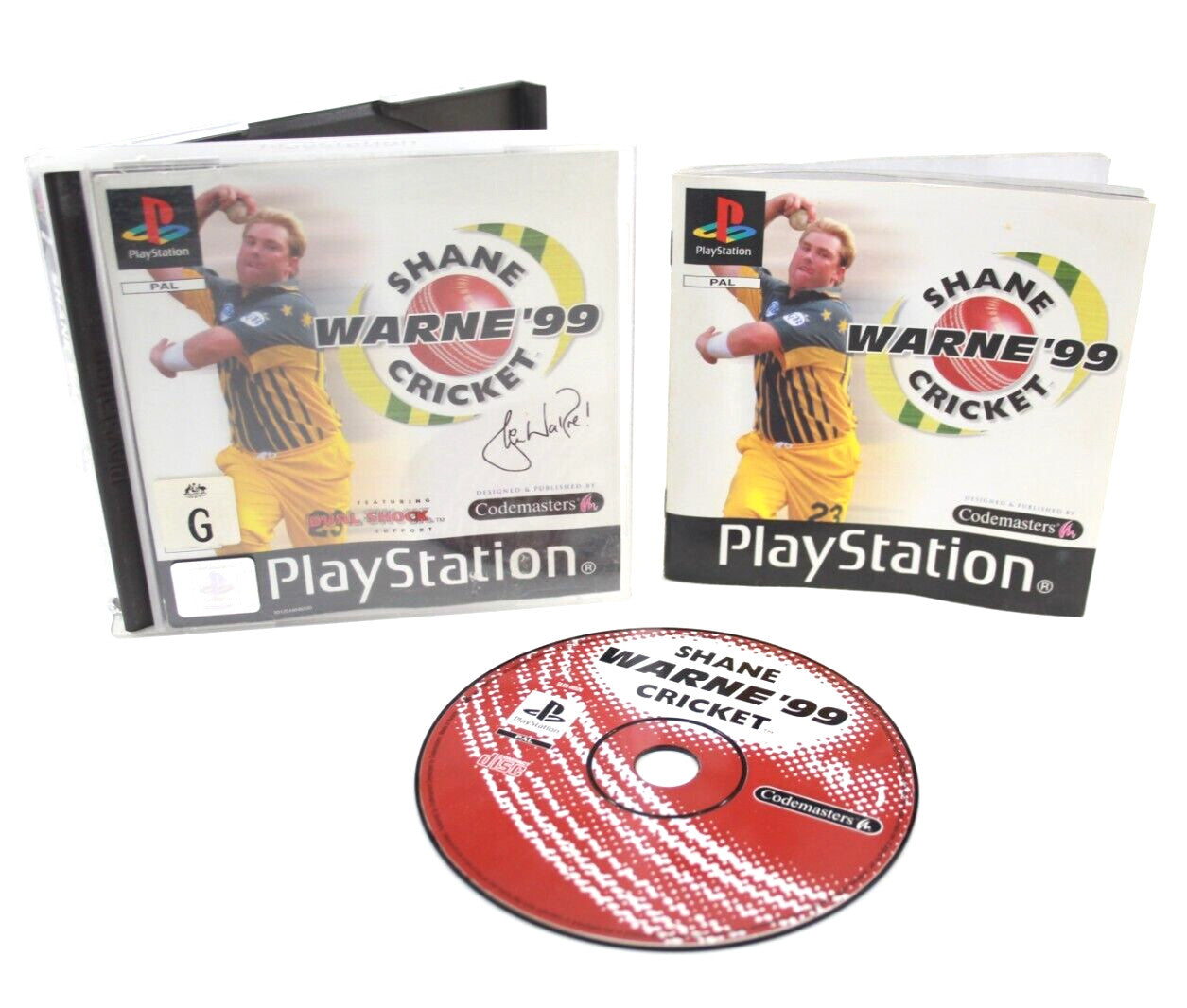 Shane Warne '99 Cricket - PlayStation 1 (PS1) [PAL] - WITH WARRANTY