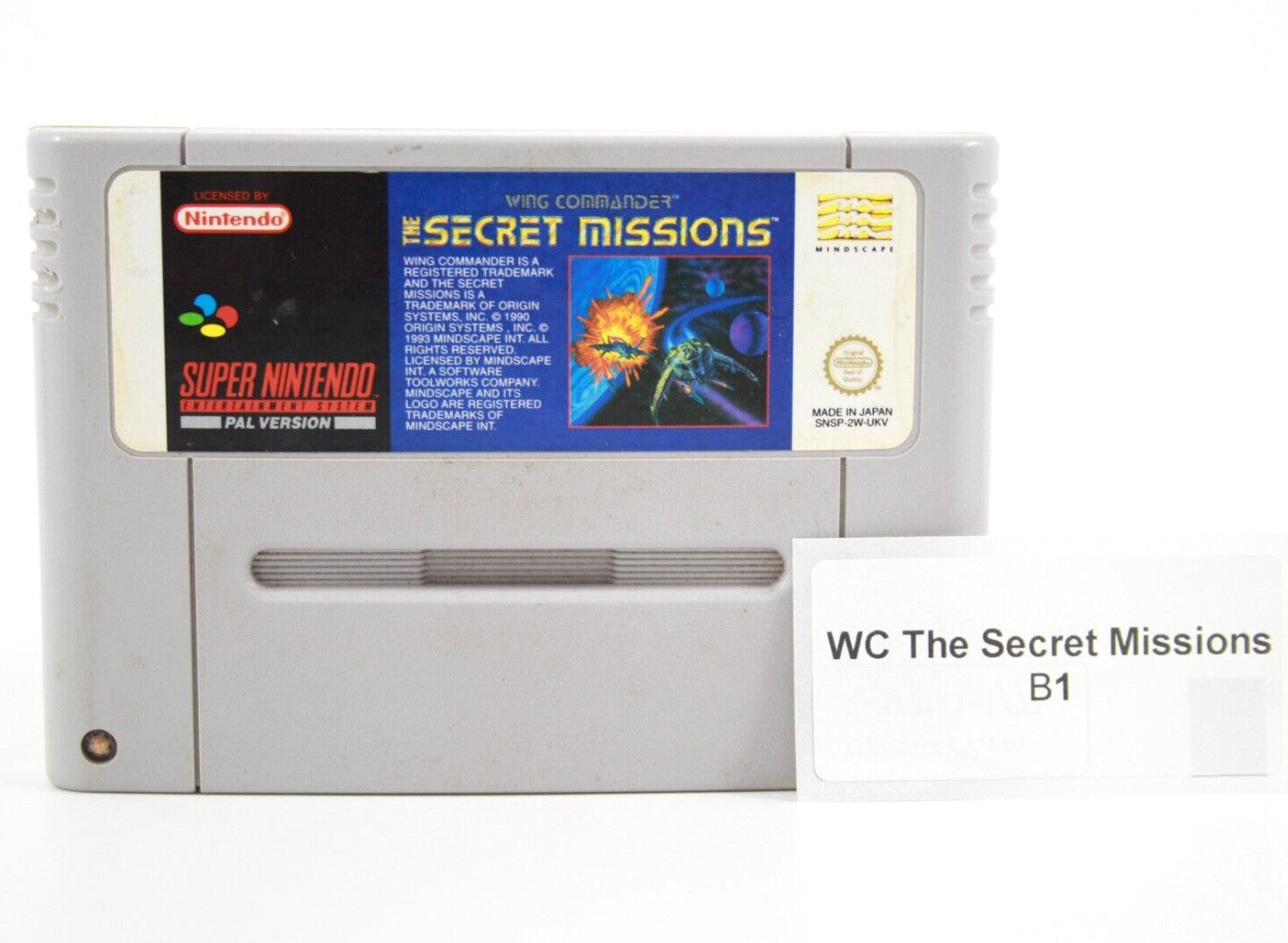 Wing Commander: The Secret Missions - Super Nintendo (SNES) [PAL] WITH WARRANTY