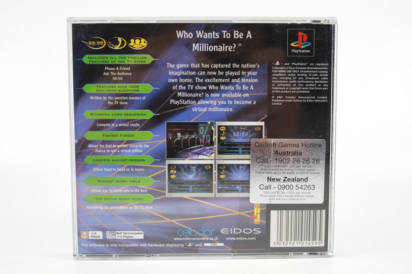 Who Wants To Be A Millionaire? - PlayStation 1 (PS1) [PAL] - WITH WARRANTY