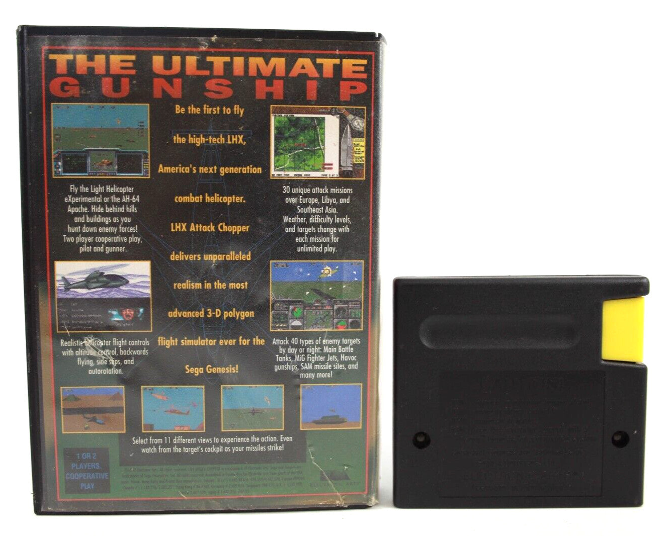 LHX Attack Chopper - SEGA Genesis [NTSC-U] - WITH WARRANTY