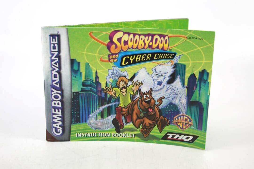 Scooby-Doo Cyber Chase/Mystery - Nintendo Game Boy Advance (GBA) **MANUAL ONLY*
