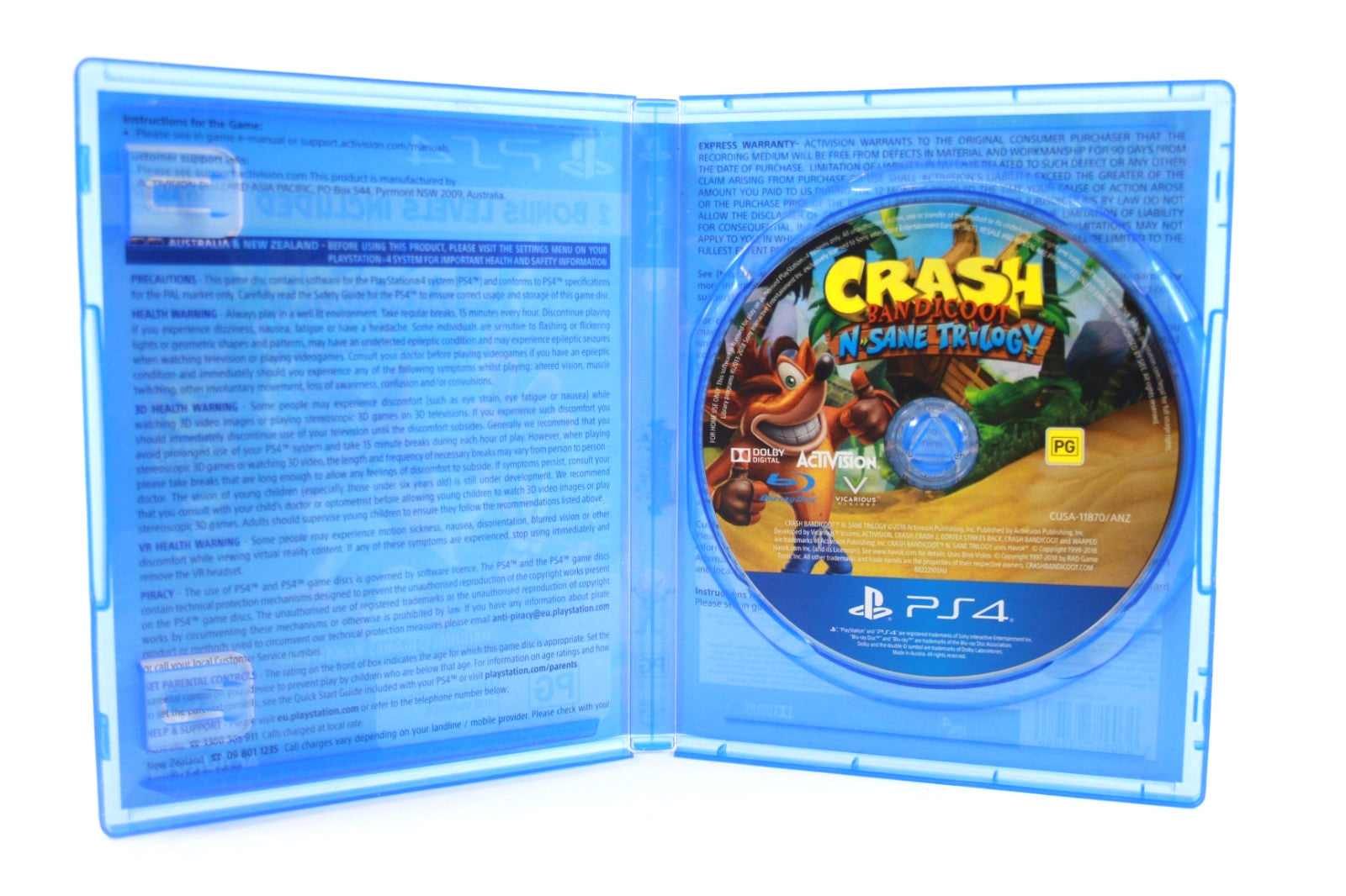 Crash Bandicoot N. Sane Trilogy - PlayStation 4 (PS4) [PAL] - WITH WARRANTY