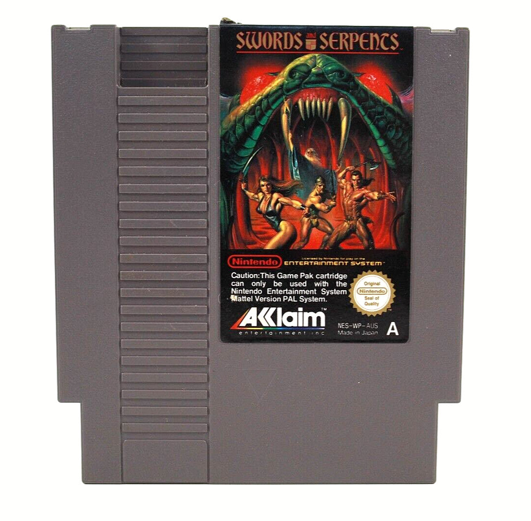 Swords and Serpents - Nintendo Entertainment System (NES) [PAL] - WITH WARRANTY