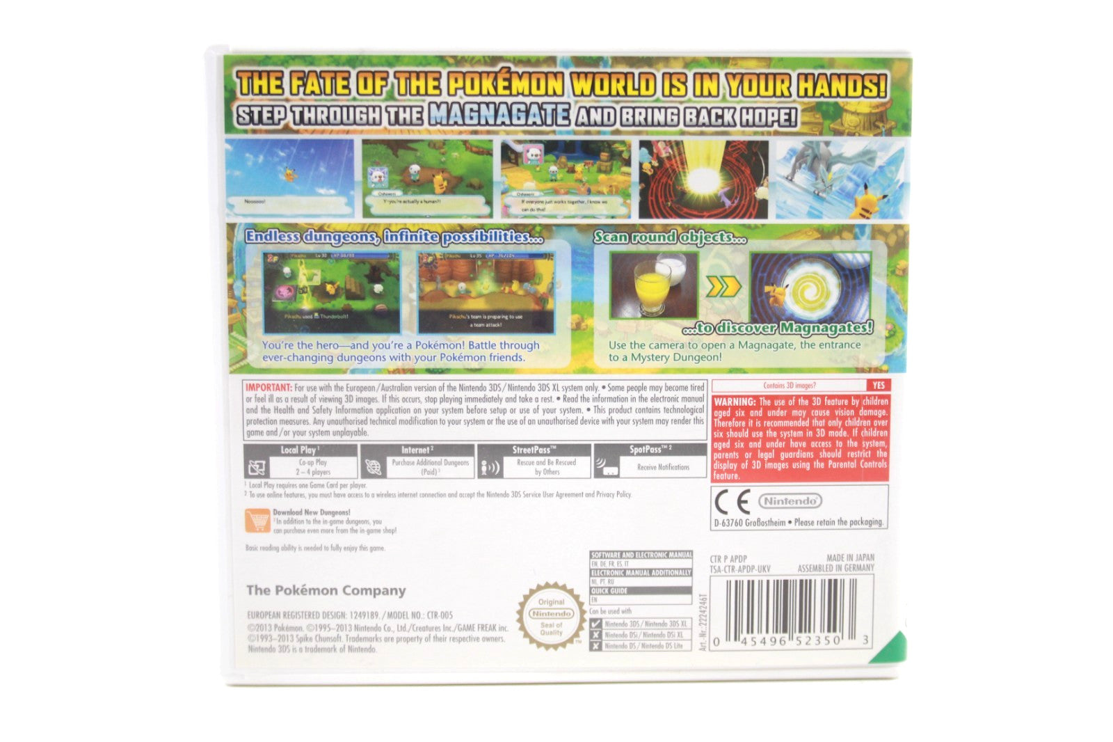 Pokémon Mystery Dungeon: Gates to Infinity - Nintendo 3DS [PAL] - WITH WARRANTY
