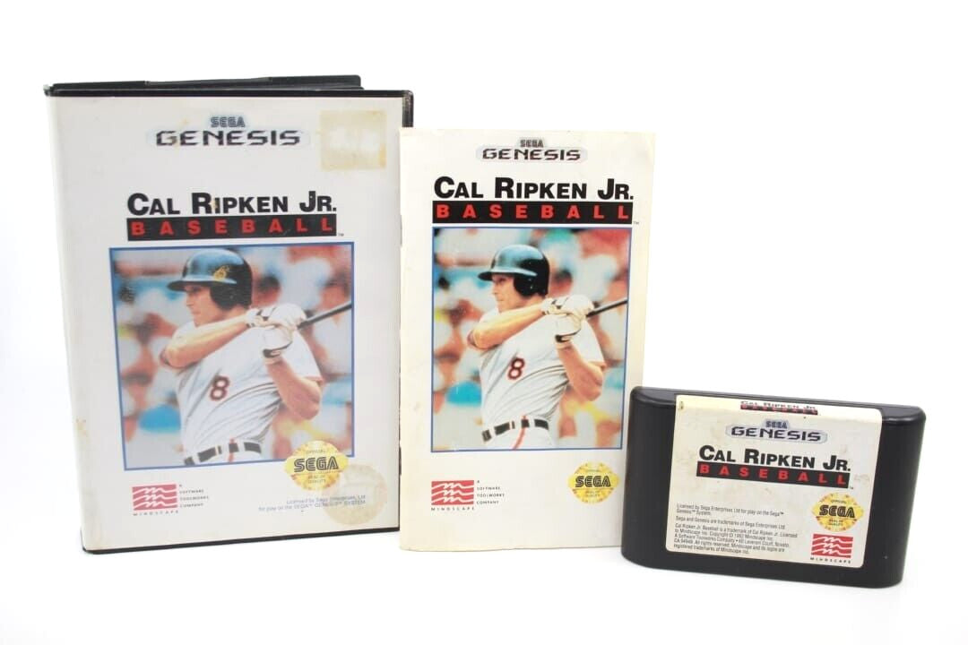 Cal Ripken’s Jr Baseball - SEGA Genesis [NTSC-U] WITH WARRANTY