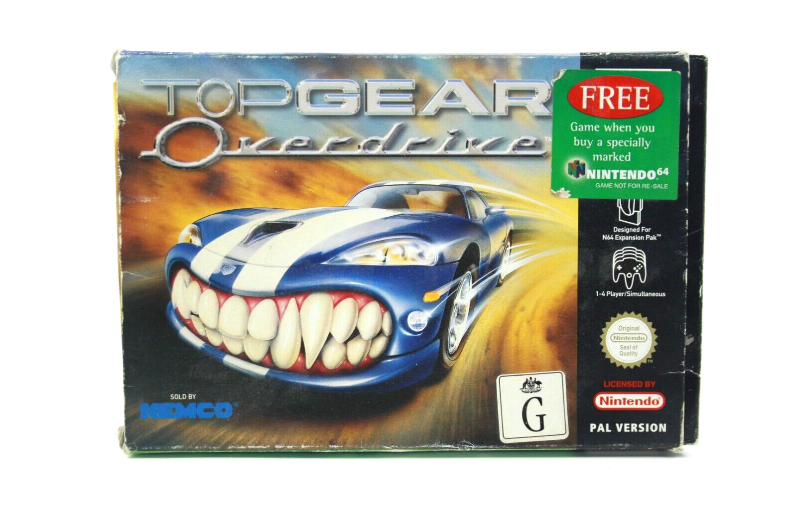 Top Gear: Overdrive - Nintendo 64 (N64) [PAL] - WITH WARRANTY
