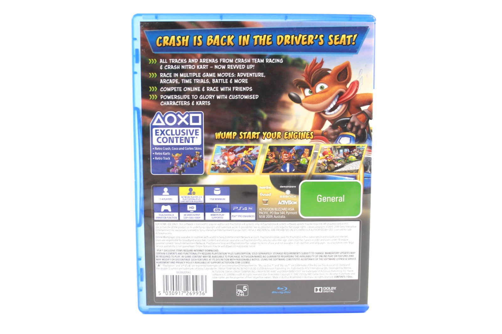 Crash Team Racing CTR Nitro Fueled - PlayStation 4 (PS4) [PAL] - WITH WARRANTY