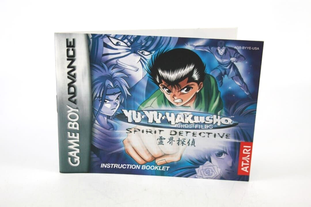 Yu-Yu Hakusho Spirit Detective - Nintendo Game Boy Advance (GBA) *MANUAL ONLY*