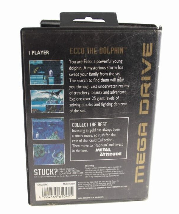 Ecco the Dolphin [Gold Collection] - SEGA Mega Drive [PAL] - WITH WARRANTY