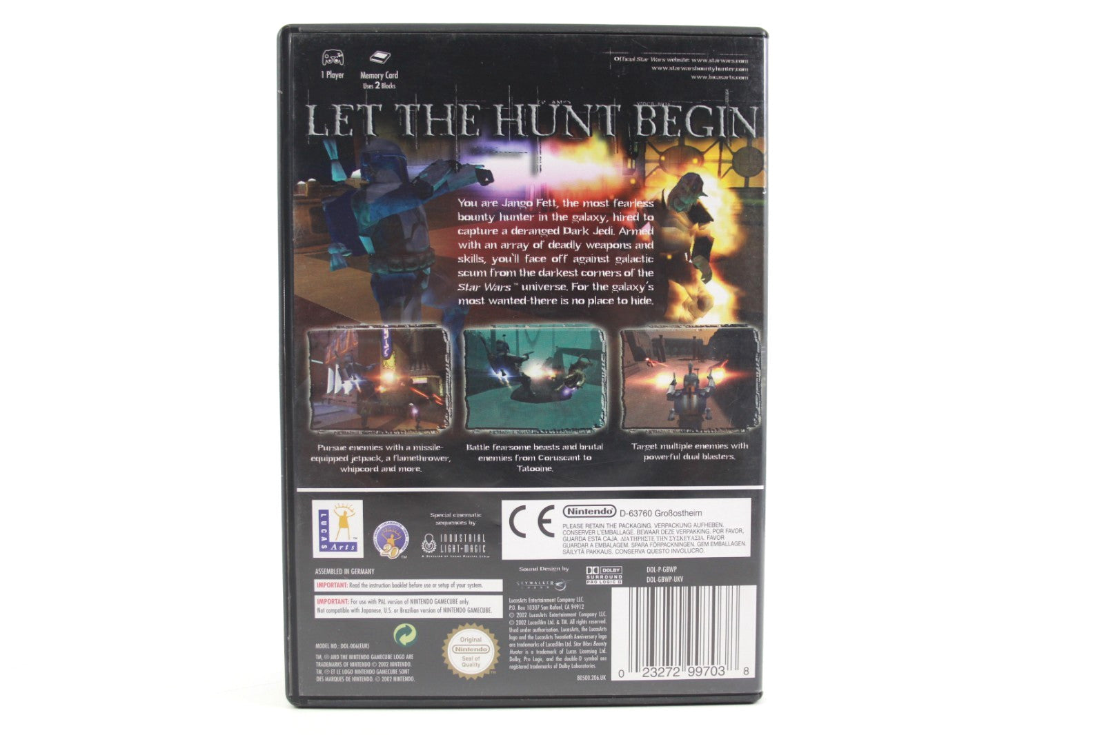 Star Wars Bounty Hunter - Nintendo GameCube [PAL] - WITH WARRANTY