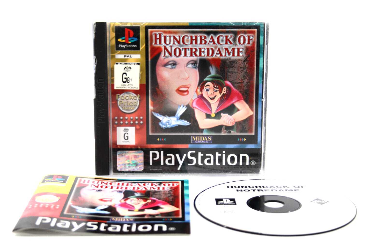 Hunchback of Notredame (PS1) [PAL] - WITH WARRANTY