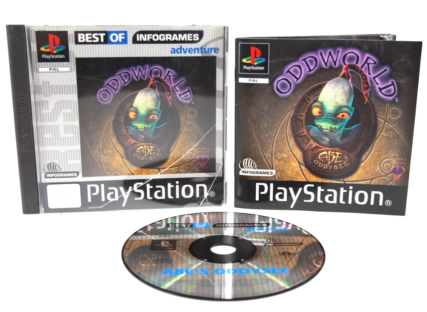 Oddworld Abe's Oddysee - PlayStation (PS1) [PAL] - WITH WARRANTY