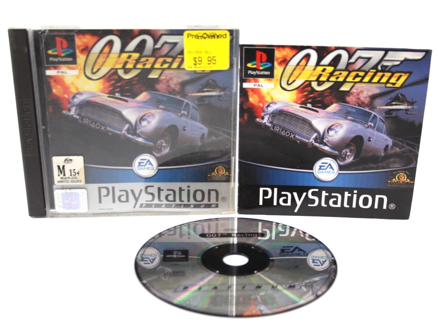 007 Racing [Platinum] - PlayStation 1 (PS1) [PAL] - WITH WARRANTY