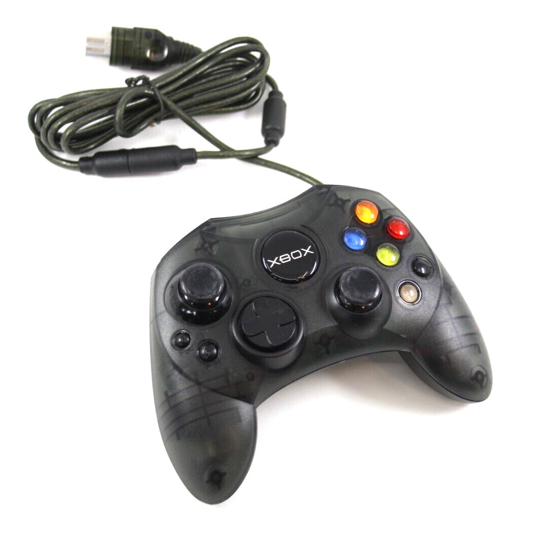 Genuine, Official Xbox Original Wired Controller S (Skeleton Smoke Black) 🎮