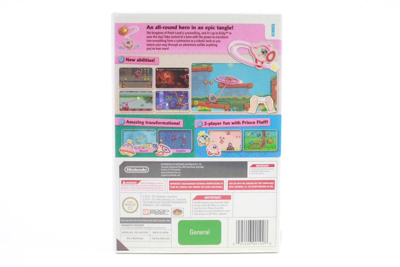 Kirby's Epic Yarn - Nintendo Wii [PAL] - WITH WARRANTY