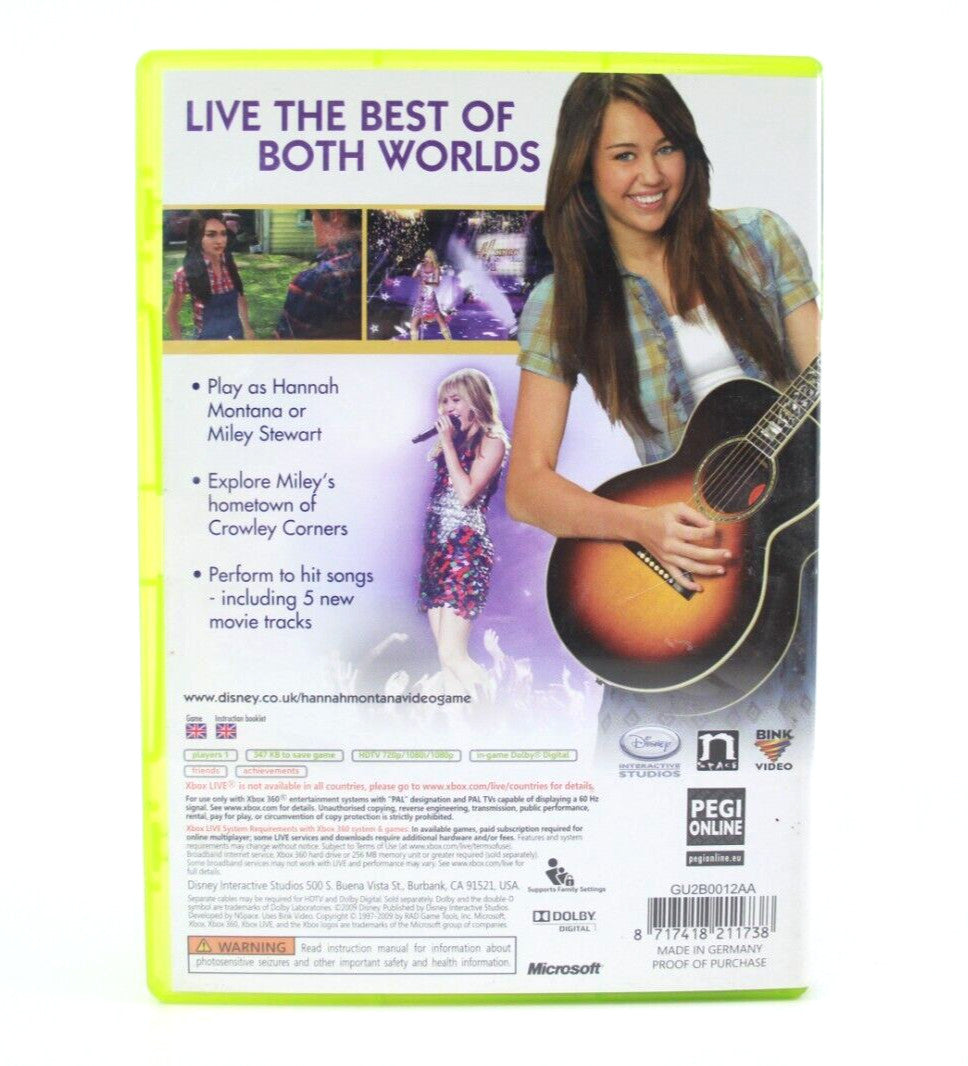 Hannah Montana The Movie - Xbox 360 [PAL] - WITH WARRANTY