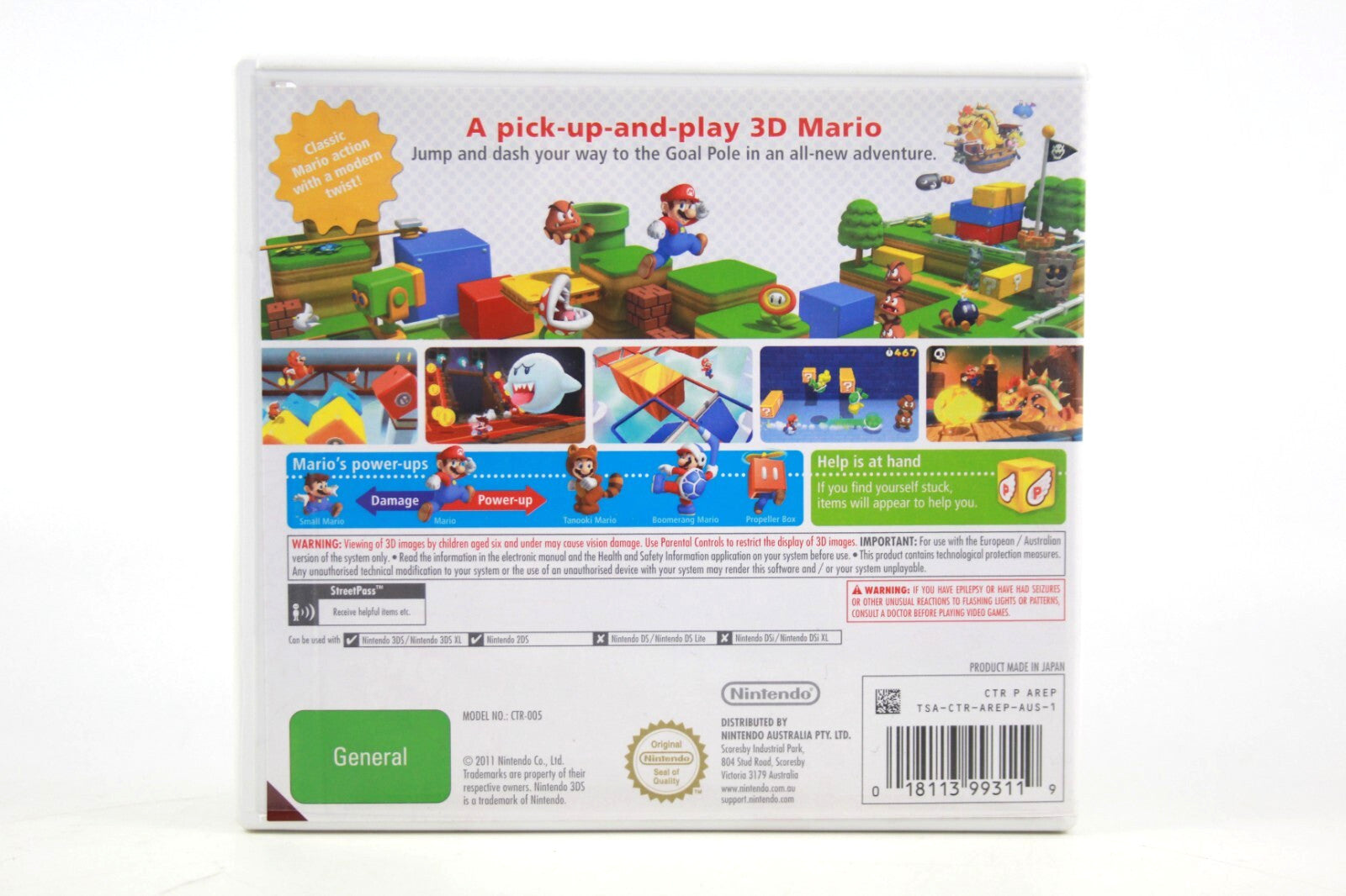 Super Mario 3D Land - Nintendo 3DS [PAL] - WITH WARRANTY