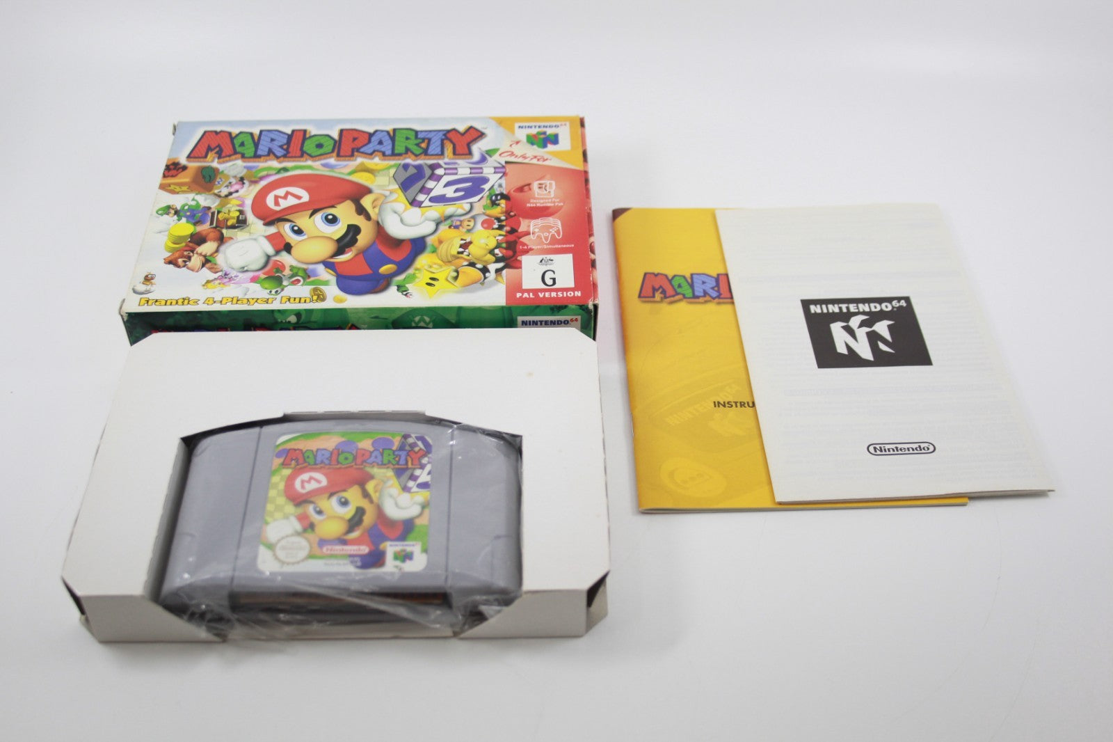 🔥 *NEAR MINT* Mario Party - Nintendo 64 (N64) [PAL] *COMPLETE IN BOX* 🎮