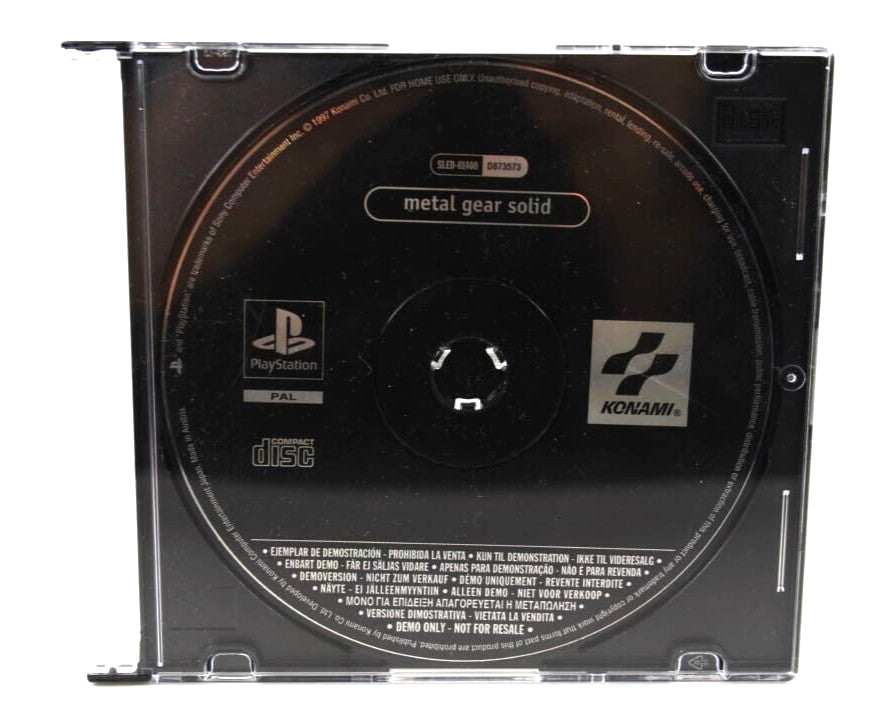 Metal Gear Solid DEMO [DISC ONLY] - Sony PlayStation 1 (PS1) [PAL] WITH WARRANTY