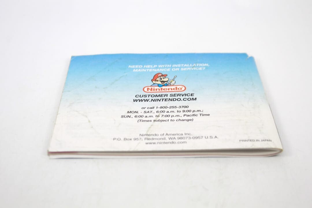 Super Mario Advance 2 - Nintendo Game Boy Advance (GBA) *MANUAL ONLY* (NTSC-U)