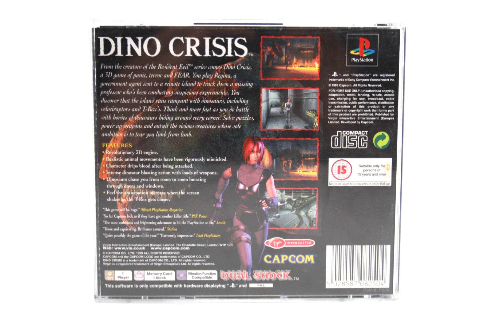 Dino Crisis - PlayStation (PS1) [PAL] - WITH WARRANTY