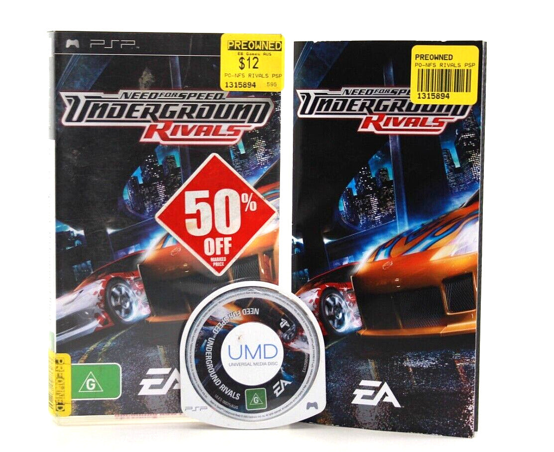 Need for Speed Underground Rivals - PlayStation Portable (PSP) [PAL] - WARRANTY