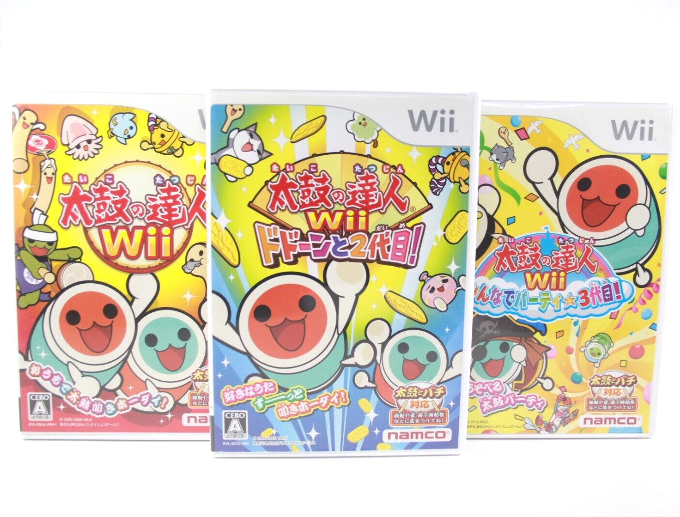 Taiko no Tatsujin Master 1,2,3 - Nintendo Wii [NTSC-J] - WITH WARRANTY