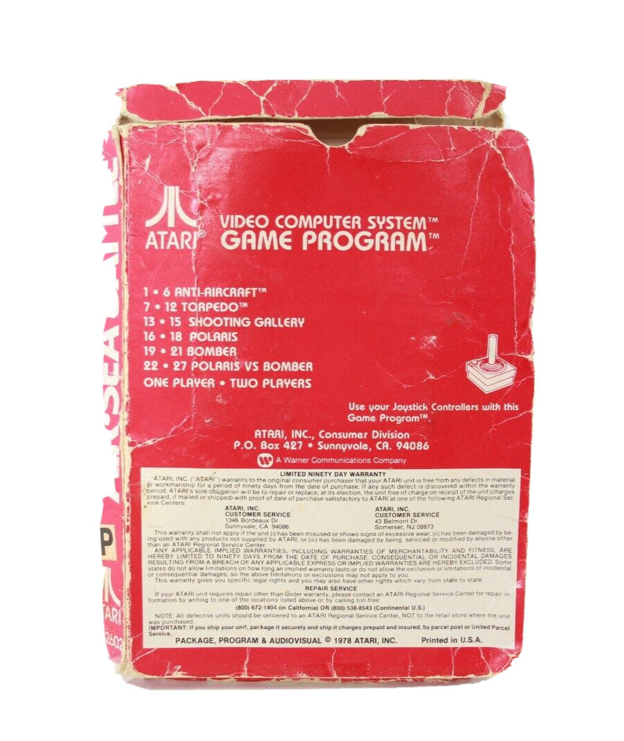 Air-Sea Battle - Atari 2600 - WITH WARRANTY