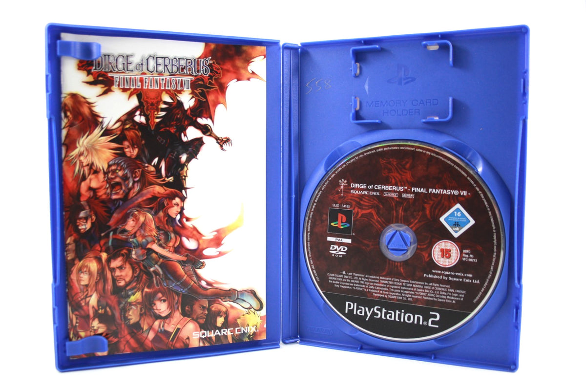 **MINT DISC** Dirge of Cerberus: Final Fantasy VII (PS2) [PAL] [Black Label]