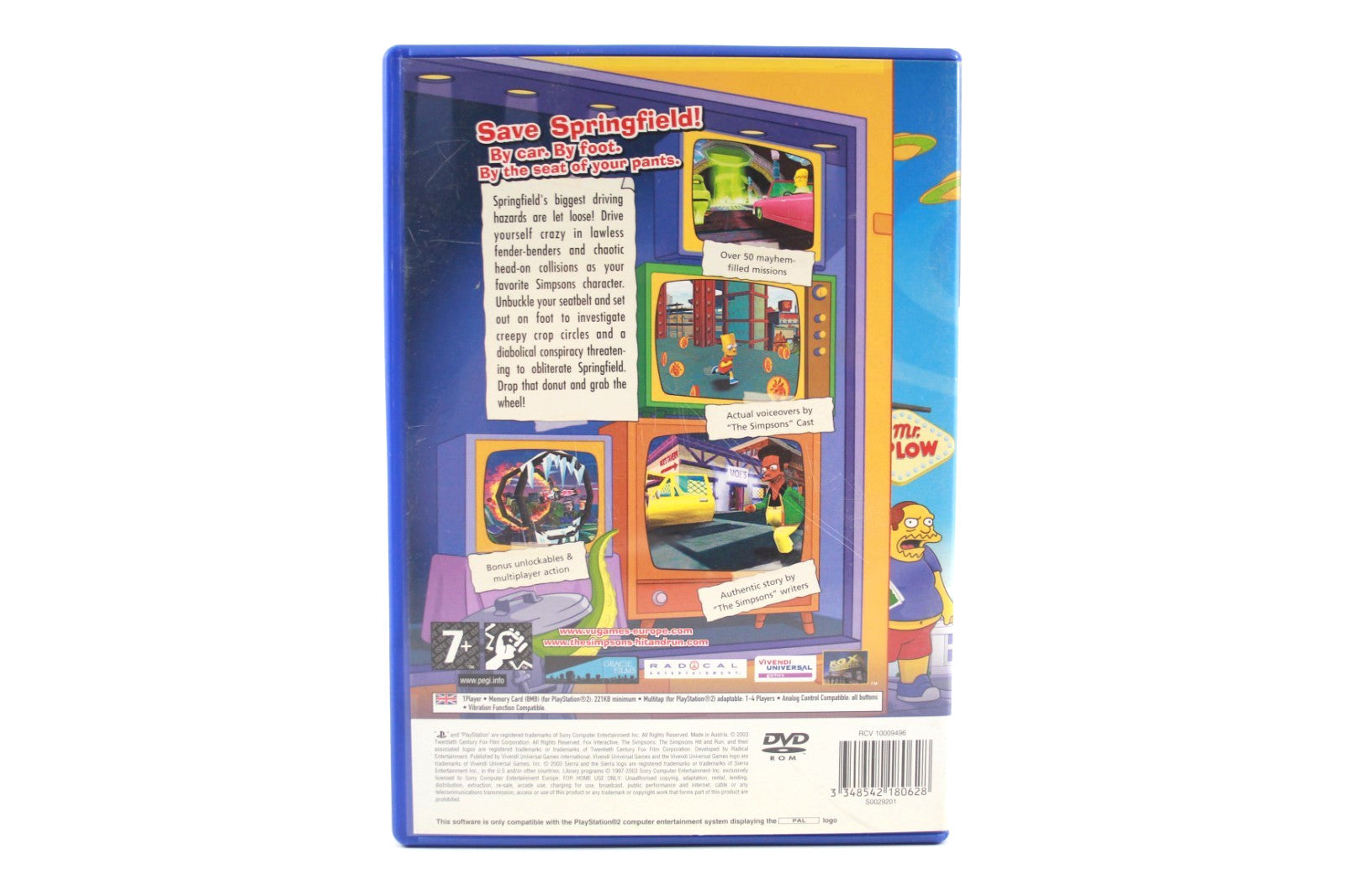 The Simpsons Hit & Run - PlayStation 2 (PS2) [PAL] - WITH WARRANTY