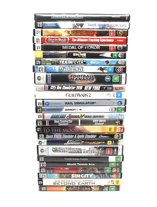 PC Bundle Bulk Lot x25 (Sims City, Guild Wars 2 Star Wars BF ) *SEE DESCRIPTION*