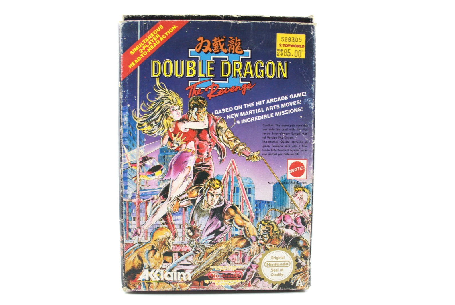 Double Dragon II - Nintendo Entertainment System (NES) [PAL] - WITH WARRANTY